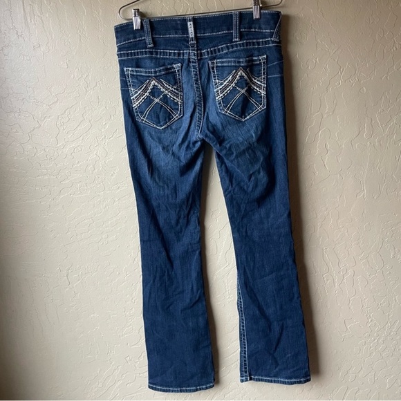 Ariat REAL Denim Whipstitch Riding Bootcut Jeans 31R - Picture 4 of 12